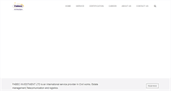 Desktop Screenshot of fabec.co.tz